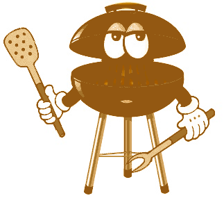 Uśmiechający się grill